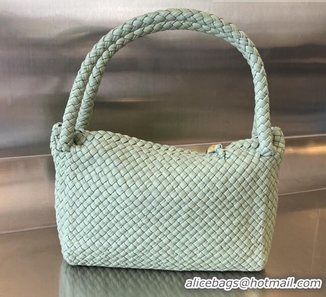 Top Quality Bottega Veneta Tosca Shoulder Bag in Intreccio Leather 716974 Sage Green 2023