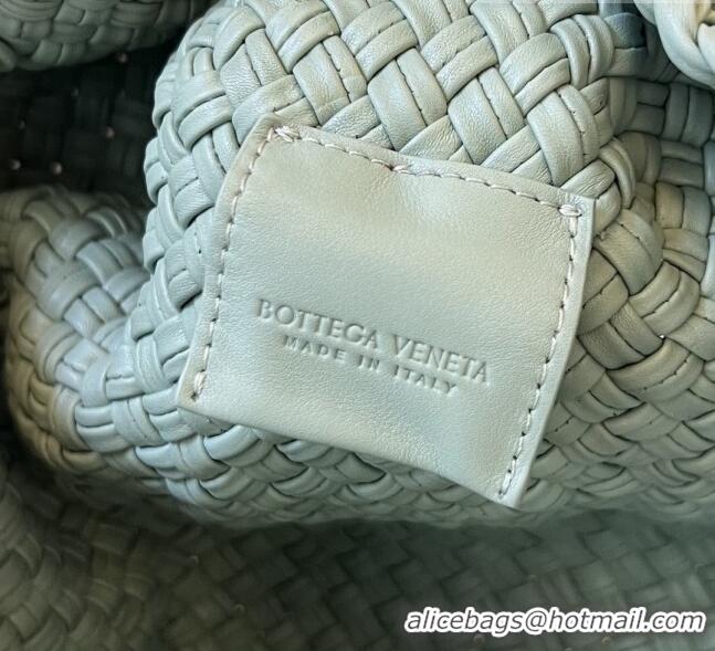 Top Quality Bottega Veneta Tosca Shoulder Bag in Intreccio Leather 716974 Sage Green 2023