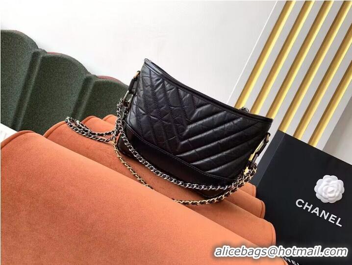 Famous Brand Chanel gabrielle small hobo bag A91810 Black