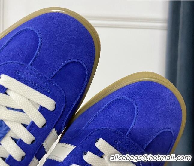 Buy Luxury adidas x Gucci Gazelle Low-top Sneakers in Suede Blue 081018