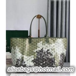 Super Quality Goyard Saint Louis Tote Bag Canopee in Forest PM 020184 Green