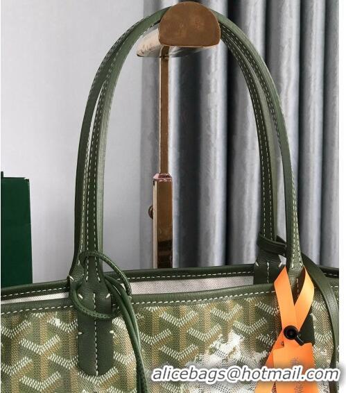 Super Quality Goyard Saint Louis Tote Bag Canopee in Forest PM 020184 Green