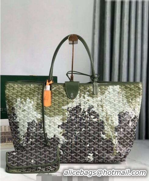 Super Quality Goyard Saint Louis Tote Bag Canopee in GM 020184 Forest Green 2023