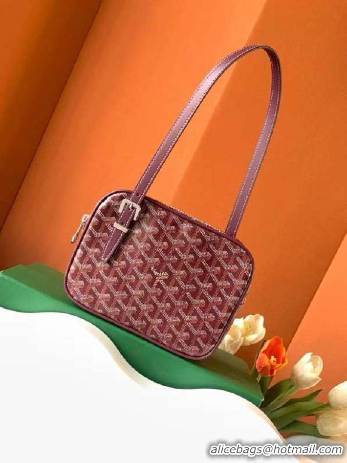 Top Quality Goyard Vintage Mini Bag 8823 Burgundy 2023