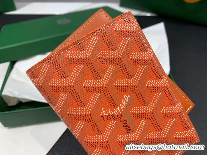 Luxurious Fashion Goyard Saint-Marc Card Holders Wallet 8035 Orange 2023