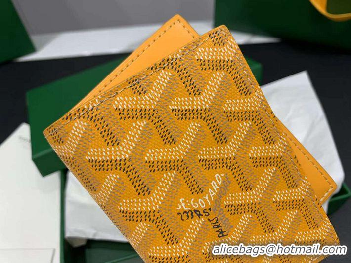 Promotional Goyard Saint-Marc Card Holders Wallet 8035 Yellow 2023 