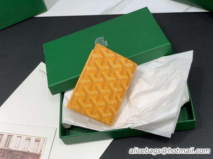 Promotional Goyard Saint-Marc Card Holders Wallet 8035 Yellow 2023 