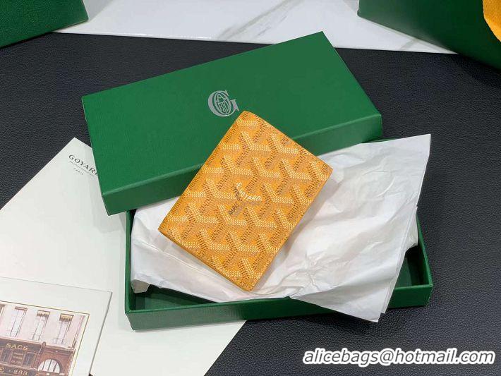 Promotional Goyard Saint-Marc Card Holders Wallet 8035 Yellow 2023 