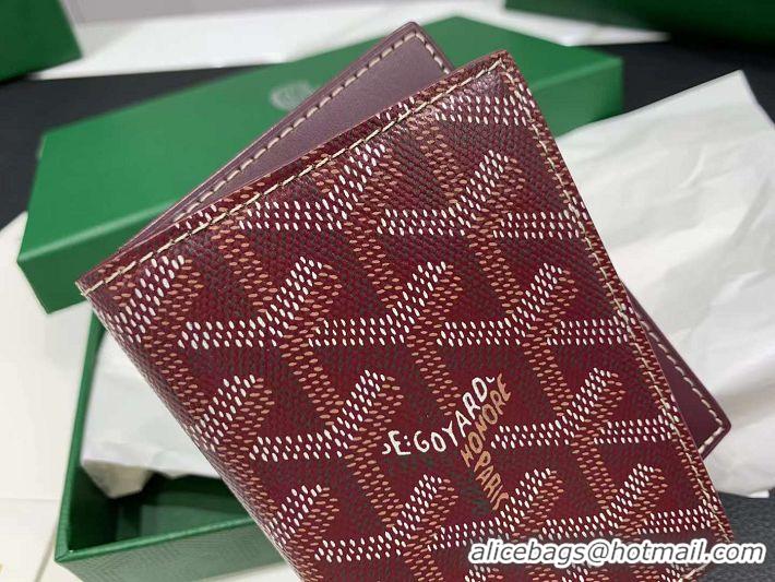 Grade Quality Goyard Saint-Marc Card Holders Wallet 8035 Burgundy 2023