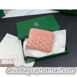 ​Buy Fashionable Goyard Original Zippy Coin Purse 020084 Powder Pink