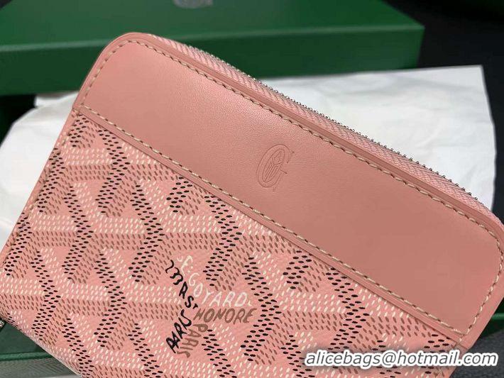 ​Buy Fashionable Goyard Original Zippy Coin Purse 020084 Powder Pink