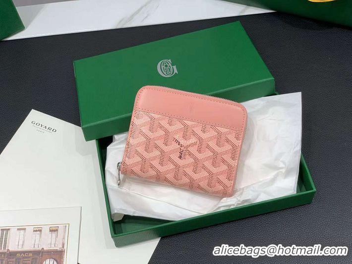 ​Buy Fashionable Goyard Original Zippy Coin Purse 020084 Powder Pink