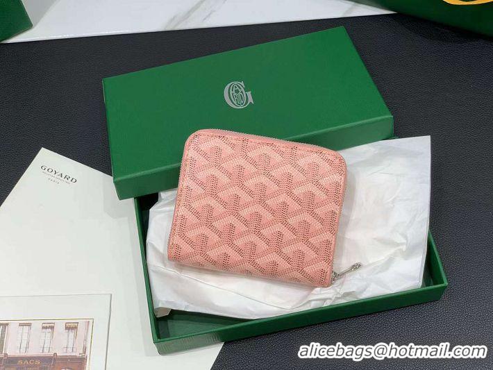 ​Buy Fashionable Goyard Original Zippy Coin Purse 020084 Powder Pink