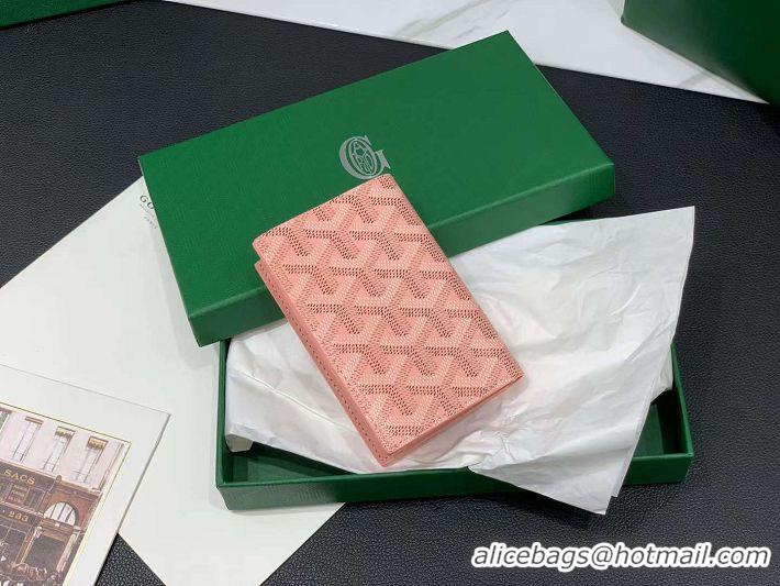 Well Crafted Goyard Original Card Holder 020093 Powder Pink