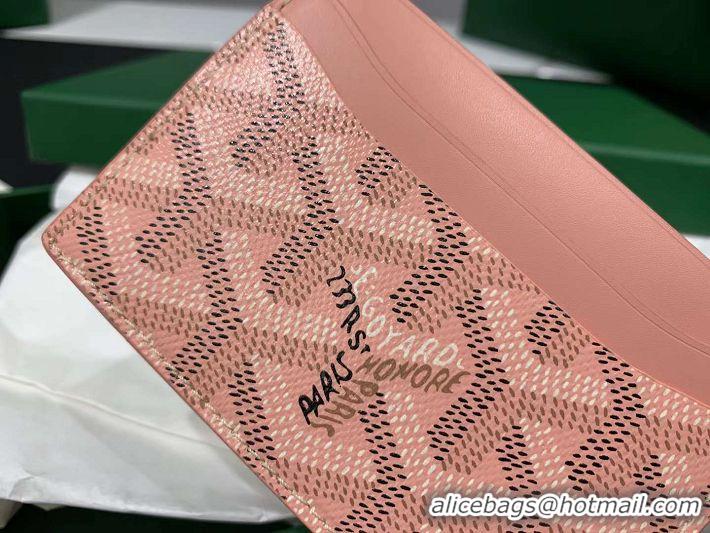 Grade Design Goyard Saint-Sulpice Card Case Wallet 020090 Powder Pink 2023