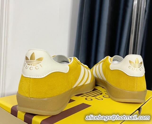 Unique Style adidas x Gucci Gazelle Low-top Sneakers in Suede Yellow 081019