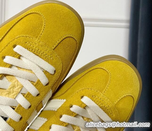 Unique Style adidas x Gucci Gazelle Low-top Sneakers in Suede Yellow 081019