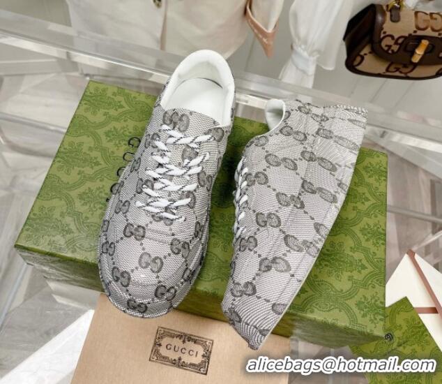 Popular Style Gucci GG Allover Sneakers Grey 0814031