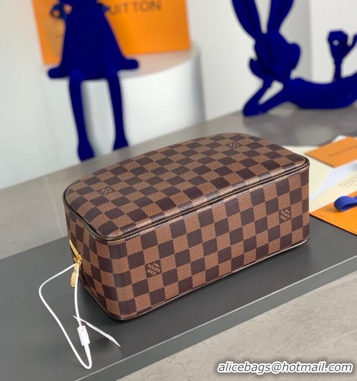 Super Quality Louis Vuitton Damier Ebene Canvas Dopp Kit M47528-11