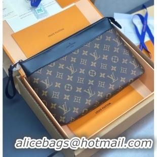 Famous Brand Louis Vuitton Pochette Voyage Souple M82545-2 Black