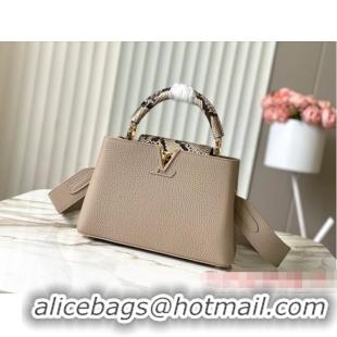 Grade Design Louis Vuitton Capucines BB N48865 Gray