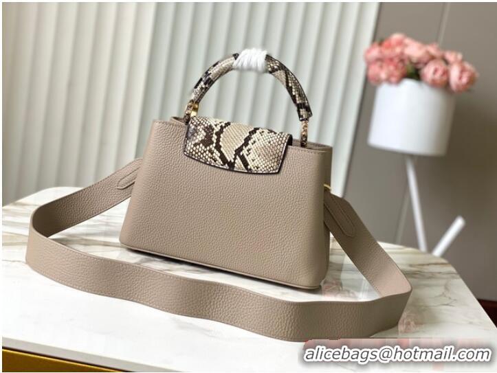 Grade Design Louis Vuitton Capucines BB N48865 Gray