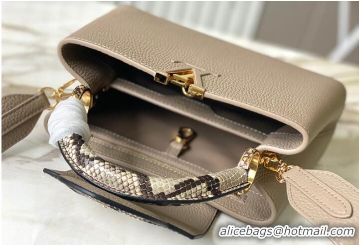 Grade Design Louis Vuitton Capucines BB N48865 Gray