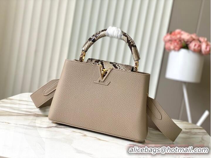 Grade Design Louis Vuitton Capucines BB N48865 Gray