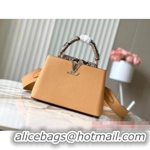 Promotional Louis Vuitton Capucines BB N48865 Apricot