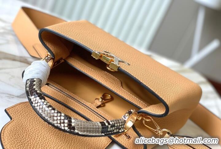 Promotional Louis Vuitton Capucines BB N48865 Apricot