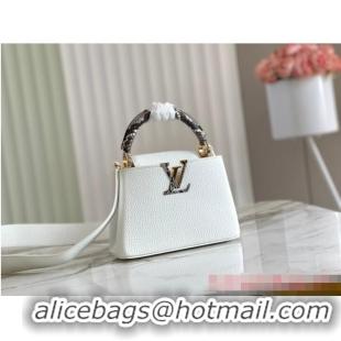 Trendy Design Louis Vuitton Capucines Mini N81209 white