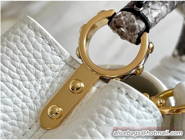 Trendy Design Louis Vuitton Capucines Mini N81209 white