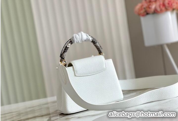 Trendy Design Louis Vuitton Capucines Mini N81209 white