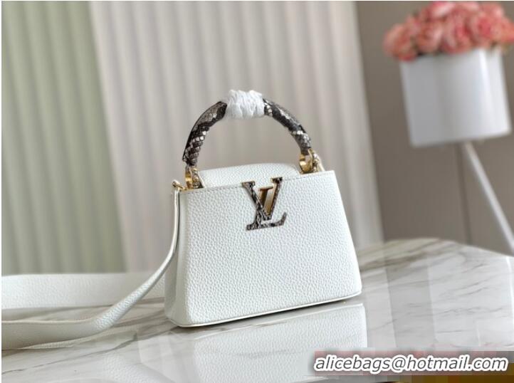 Trendy Design Louis Vuitton Capucines Mini N81209 white