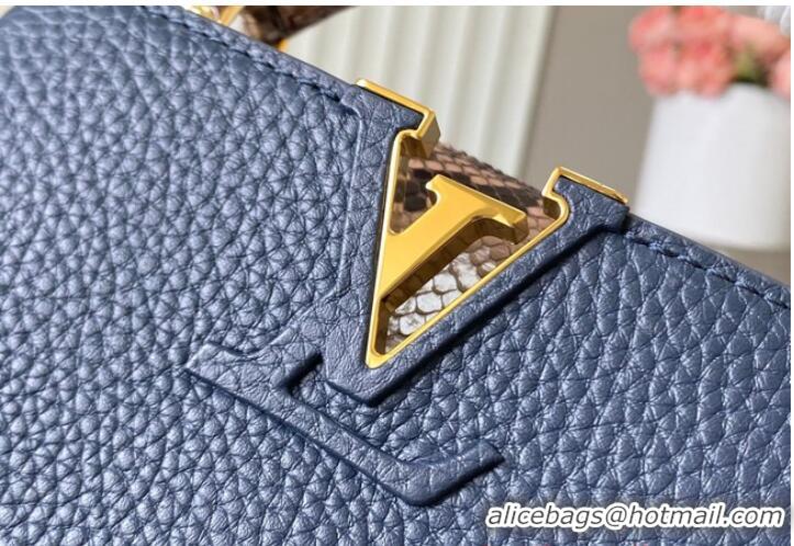 Super Quality Louis Vuitton Capucines Mini N81209 dark blue