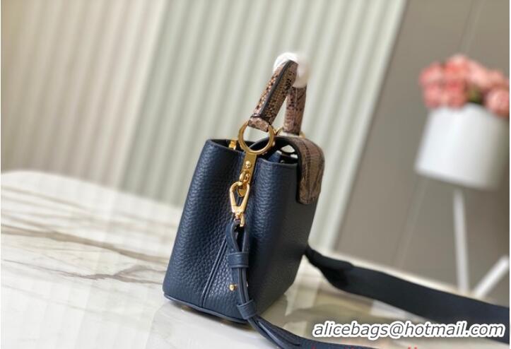 Super Quality Louis Vuitton Capucines Mini N81209 dark blue