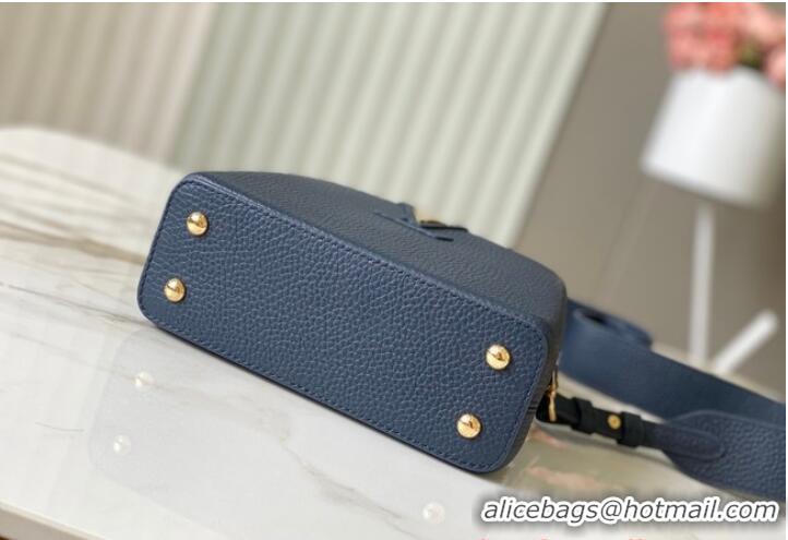 Super Quality Louis Vuitton Capucines Mini N81209 dark blue