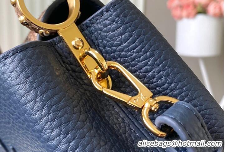 Super Quality Louis Vuitton Capucines Mini N81209 dark blue