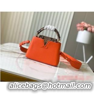 Unique Grade Louis Vuitton Capucines Mini N81209 Orange