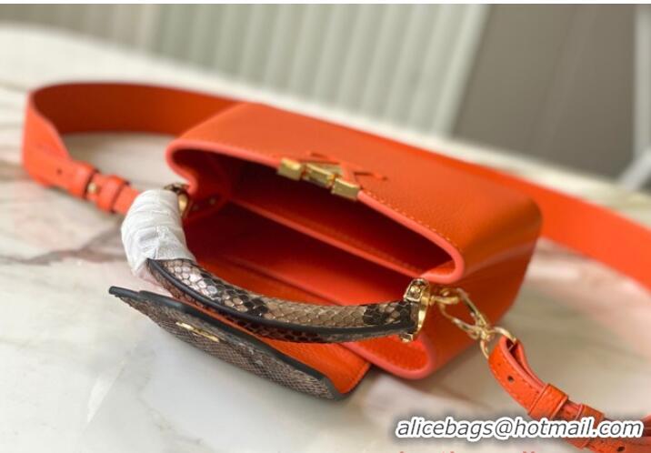 Unique Grade Louis Vuitton Capucines Mini N81209 Orange