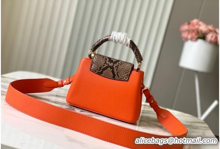 Unique Grade Louis Vuitton Capucines Mini N81209 Orange