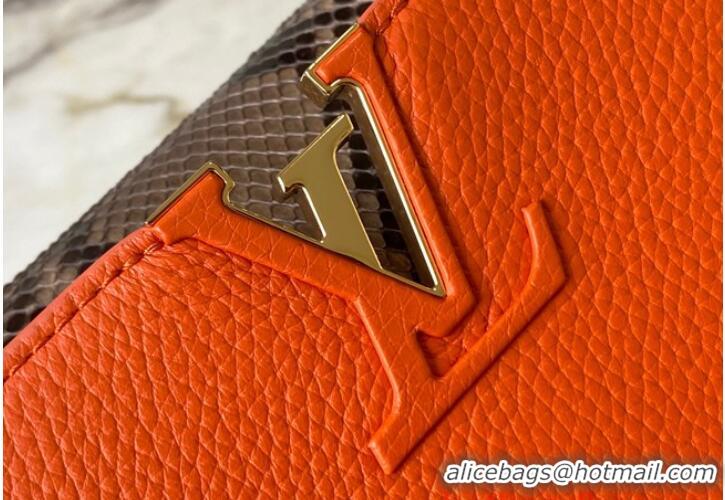 Unique Grade Louis Vuitton Capucines Mini N81209 Orange