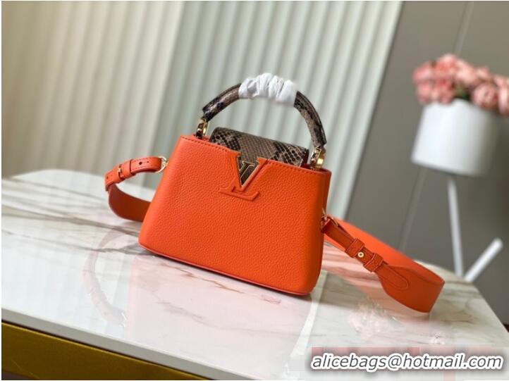 Unique Grade Louis Vuitton Capucines Mini N81209 Orange