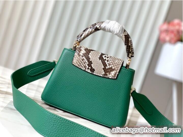 Super Quality Louis Vuitton Capucines Mini N81209 Green