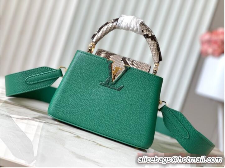 Super Quality Louis Vuitton Capucines Mini N81209 Green