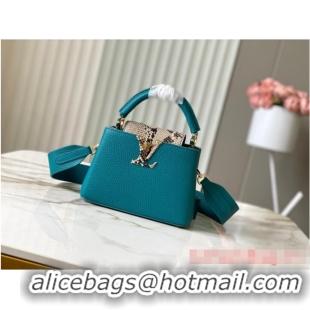 New Design Louis Vuitton Capucines Mini N81209 light blue