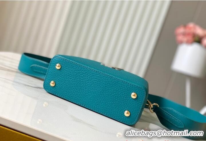 New Design Louis Vuitton Capucines Mini N81209 light blue