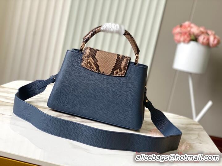 Top Quality Louis Vuitton Capucines BB N48865 Dark Blue