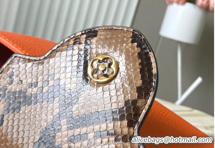 Grade Inexpensive Louis Vuitton Capucines BB N48865 Orange