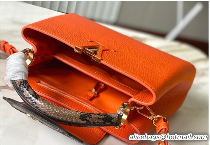 Grade Inexpensive Louis Vuitton Capucines BB N48865 Orange